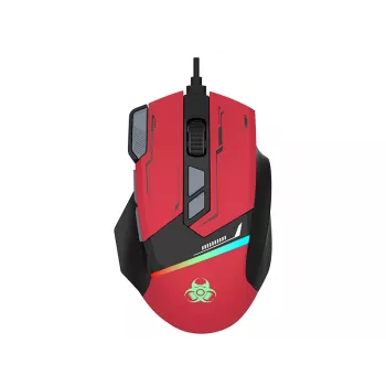 Mouse gaming cu fir Tracer GameZone Spectra RGB, 7200 DPI, roșu (TRAMYS47839)