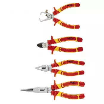 NEO TOOLS 1000V Insulated Pliers Set, 4 pcs