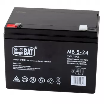 Acumulator AGM Gel LEAN CARS 12V 5Ah pentru vehicule 24V