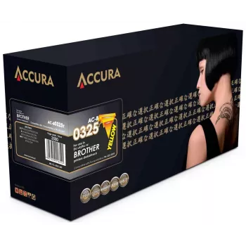 Toner Accura Brother (TN-325/320Y) înlocuitor galben cartuș toner laser compatibil randament ridicat 3500 pagini