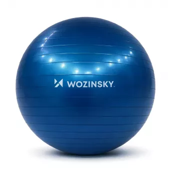 Minge de gimnastică Wozinsky WGB65BL 65 cm - albastră