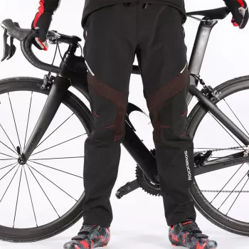 ROCKBROS Pantaloni de ciclism 3/4 pentru bărbați YPK1007R mărimea 2XL - negru