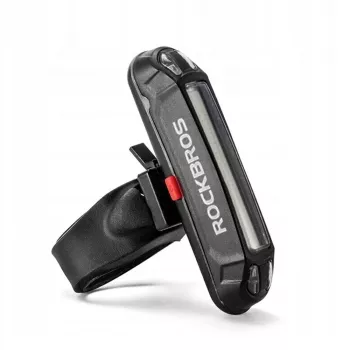 ROCKBROS A54BK Rear Bike Light with Micro USB Cable - Black