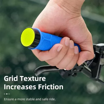 Mânere de bicicletă ROCKBROS 40720007003 cu benzi reflectorizante - albastru