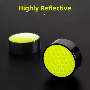 Mânere de ghidon ROCKBROS cu benzi reflectorizante - roșu