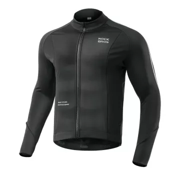 Geacă de ciclism ROCKBROS toamnă/iarnă cu mânecă lungă XL negru