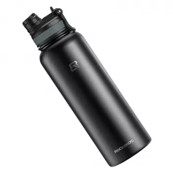 Bidon termic pentru ciclism ROCKBROS 650 ml negru