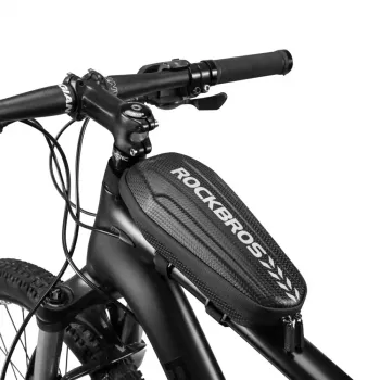 Geantă de ghidon sau de cadru pentru bicicletă ROCKBROS B62, 2 L, neagră