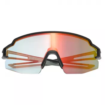 Ochelari de ciclism fotocromatici ROCKBROS cu protecție UV și insert RX - lentile portocalii - ramă neagră