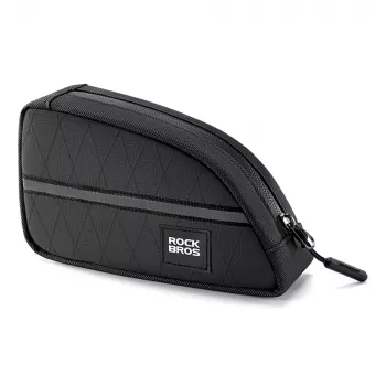 Geantă de cadru pentru bicicletă ROCKBROS 0,8L neagră