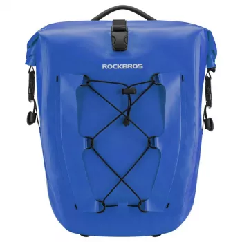 Geantă de portbagaj pentru bicicletă ROCKBROS 30140022004 impermeabilă 25-32L - albastru