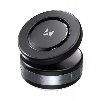 Wozinsky WUSQ-01 Car Mount with Qi Wireless Charger, MagSafe Compatible - Black