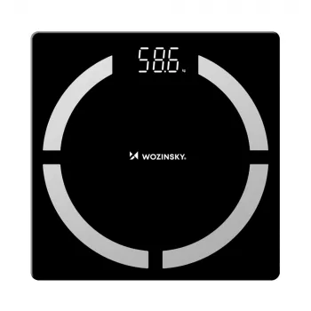 Cântar inteligent de compoziție corporală Wozinsky WIWL-30 Bluetooth - Negru
