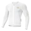 Tricou ciclism Diamond ROCKBROS YDCX008, mânecă lungă, XL, alb