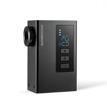 Pompă de aer fără fir ROCKBROS AS240 PRO, compresor 120 PSI, 420 mAh, Negru