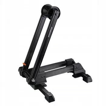 Suport de parcare pliabil pentru bicicletă ROCKBROS T30 pentru roată față sau spate, compatibil cu roți de 24-27,5 inch și 700C, negru