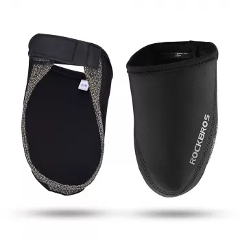 Apărători termice impermeabile pentru vârful pantofilor de ciclism ROCKBROS LF1030, negru, EU 36-42