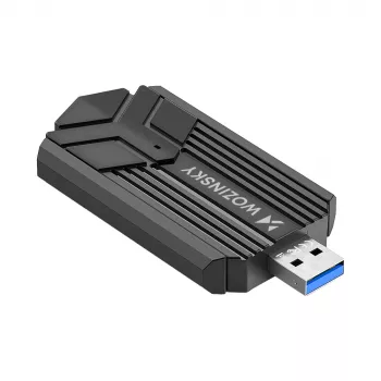 Adaptor USB 3.0 WiFi 6 cu două benzi fără fir Wozinsky WAX-1800 - negru