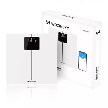 Wozinsky WIWL-180 smart bathroom scale Bluetooth, white