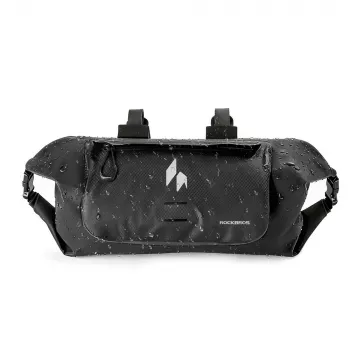 Geantă frontală de ghidon Rockbros AS-154, impermeabilă, 8 L, neagră