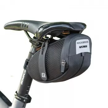 Geantă de șa Rockbros B74, 0,75 L, neagră
