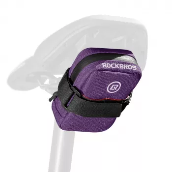 Geantă mică de șa pentru bicicletă Rockbros F006, violet