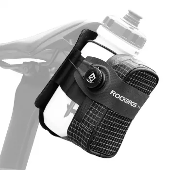 Rockbros P010 Multi-Functional Bicycle Saddle Bag, Black