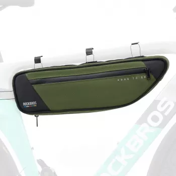 Geantă de cadru Rockbros TL003 ROAD TO SKY 2L – verde