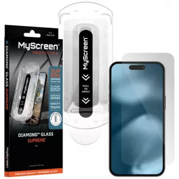 Protecție ecran din sticlă securizată MyScreen Diamond Glass Supreme pentru Apple iPhone 17 (MD10444TG DGPRO SUP)
