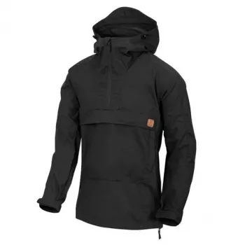 Jachetă anorak HELIKON-TEX Woodsman - neagră, mărimea M