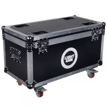 CASE4ME CC80 Valiză pentru cabluri - cadru din aluminiu, panouri ABS, negru, cu încuietoare, cu separatoare