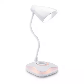 Lampă de masă LED Avide cu funcție de lumină de noapte USB 3,2W dimabilă