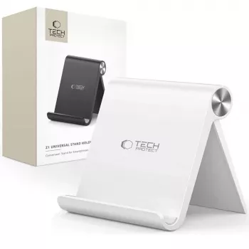 TECH-PROTECT Z1 Suport universal pentru smartphone și tabletă, alb