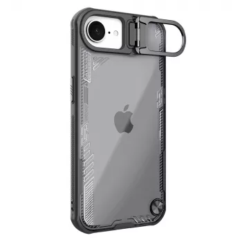 Husă Nillkin Iceblade Prop cu suport pentru Apple iPhone 16e / 17e - neagră