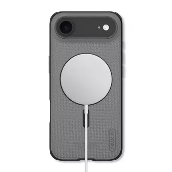 Husă Nillkin Super Frosted Shield Pro pentru iPhone 17 Air cu MagSafe - neagră transparent
