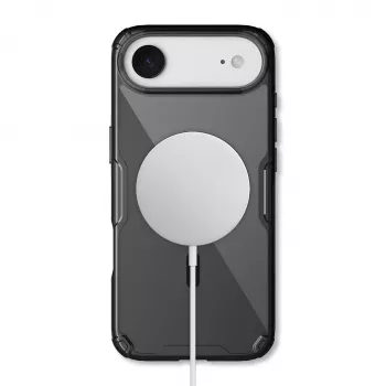Husă magnetică Nillkin Nature TPU Pro pentru iPhone 17 Air - neagră semitransparent