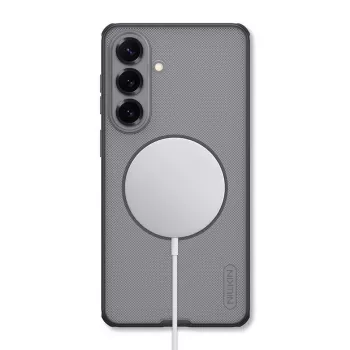 Husă magnetică Nillkin Super Frosted Shield Pro pentru Samsung Galaxy S26+ - neagră semitransparent