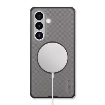 Husă magnetică Nillkin Super Frosted Shield Pro pentru Samsung Galaxy S26 - neagră semitransparent