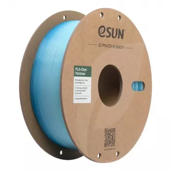 Filament ESUN PLA CLEAR 1,75 mm Translucent Blue White 1 kg
