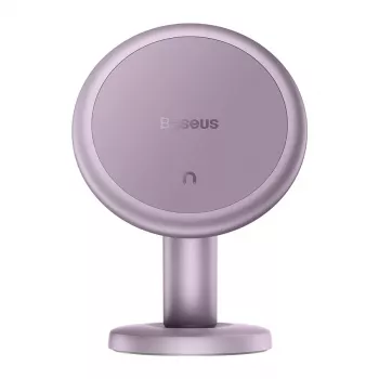 Suport magnetic pentru telefon auto pe bord Baseus C01, mov