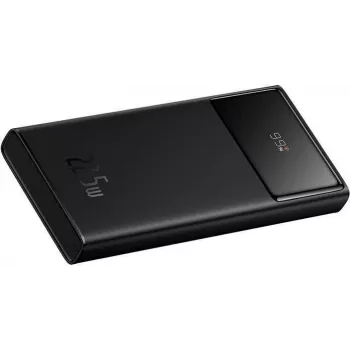Baterie externă Baseus Star-Lord 10000mAh 22.5W cu afișaj digital și cablu USB-C 30cm - neagră