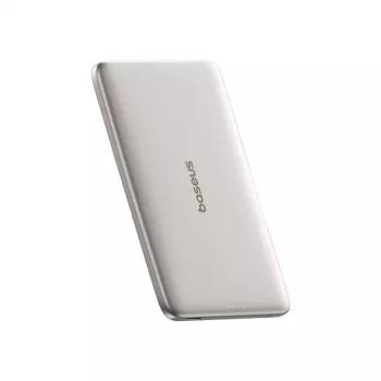 Baterie externă magnetică Baseus PicoGo AM41 Ultra-Slim 5000 mAh 20W, gri titaniu