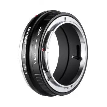Adaptor obiectiv K&F Concept Canon FD la Canon RF (Negru)
