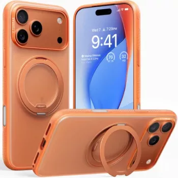 Husă fitness TORRAS Ostand R pentru iPhone 17 Pro Max cu MagSafe (Energy Orange)