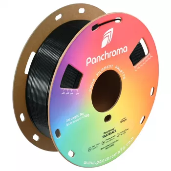 Polymaker Panchroma PLA Silk filament pentru imprimantă 3D, 1,75 mm, 1 kg, negru