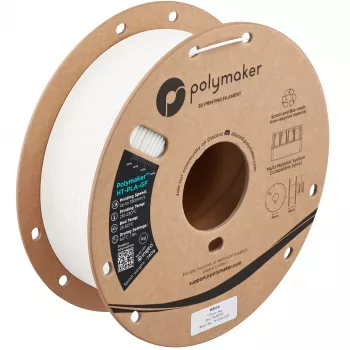 Polymaker HT-PLA-GF filament pentru imprimantă 3D, 1,75 mm, 1 kg, alb