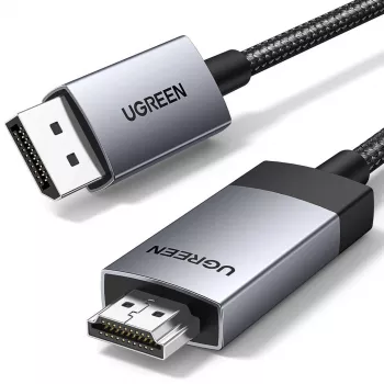Cablu adaptor Ugreen DP119 DisplayPort la HDMI 4K 60Hz 1m gri