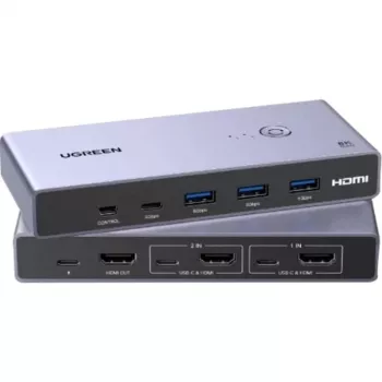 Switch KVM HDMI UGREEN CM692 2 intrări 1 ieșire