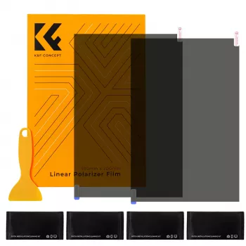 Set folii polarizante K&F Concept 2x 300x200mm (11,8x7,9 inch) cu accesorii KF31.076