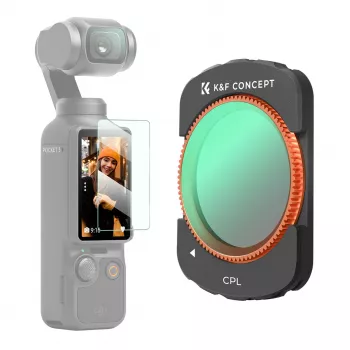 K&F Concept Filtru polarizator circular CPL HD MRC cu 12 straturi pentru DJI Osmo Pocket 3 (KF01.2532)